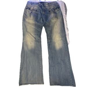 Roberto‎ Cavalli by Just Cavalli Jeans Mens Size 38 x 34 Faded Grunge Pocketed